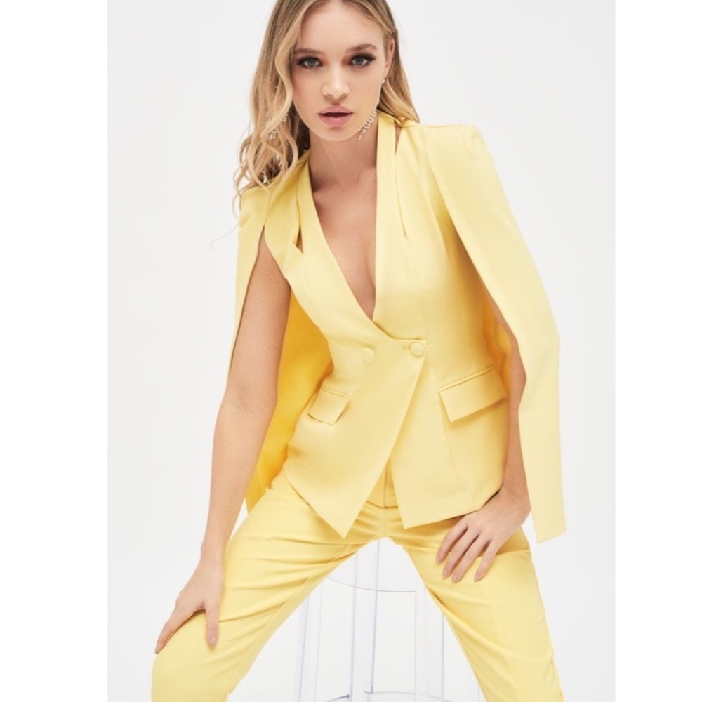Lavish Alice Yellow Modern Suit- US Size 2 / UK 6